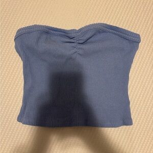 NWT Urban Outfitters Blue Ribbed Knit Tube Top - Size L
